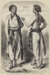 Bengal Sepoys ude af uniform
